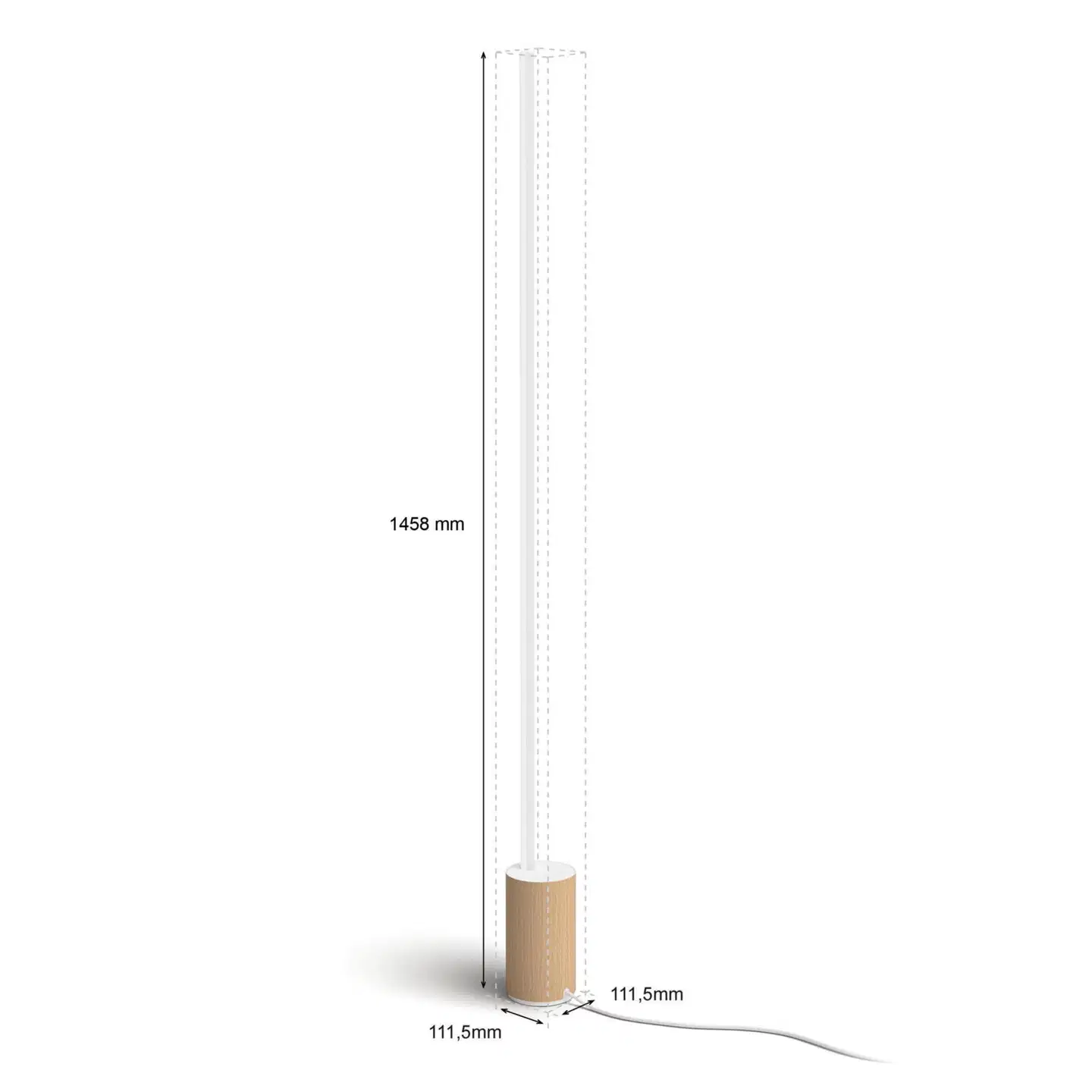 Philips Hue Gradient Signe -lattiavalaisin 29W 2000-6500K 2550LM tammi säädettävä monivärinen - 2