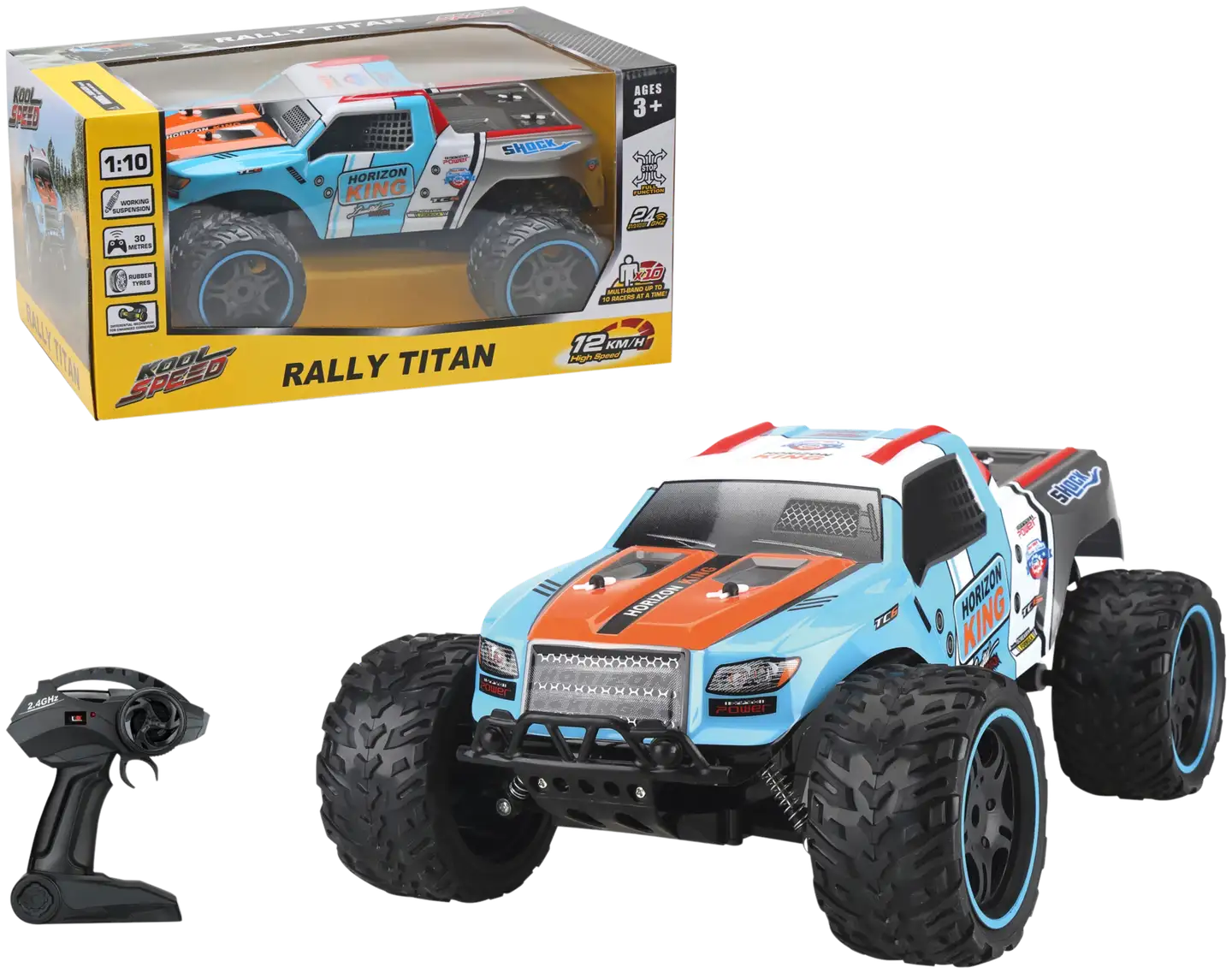 Koolspeed Rally Titan -kauko-ohjattava auto 1:10 - 1