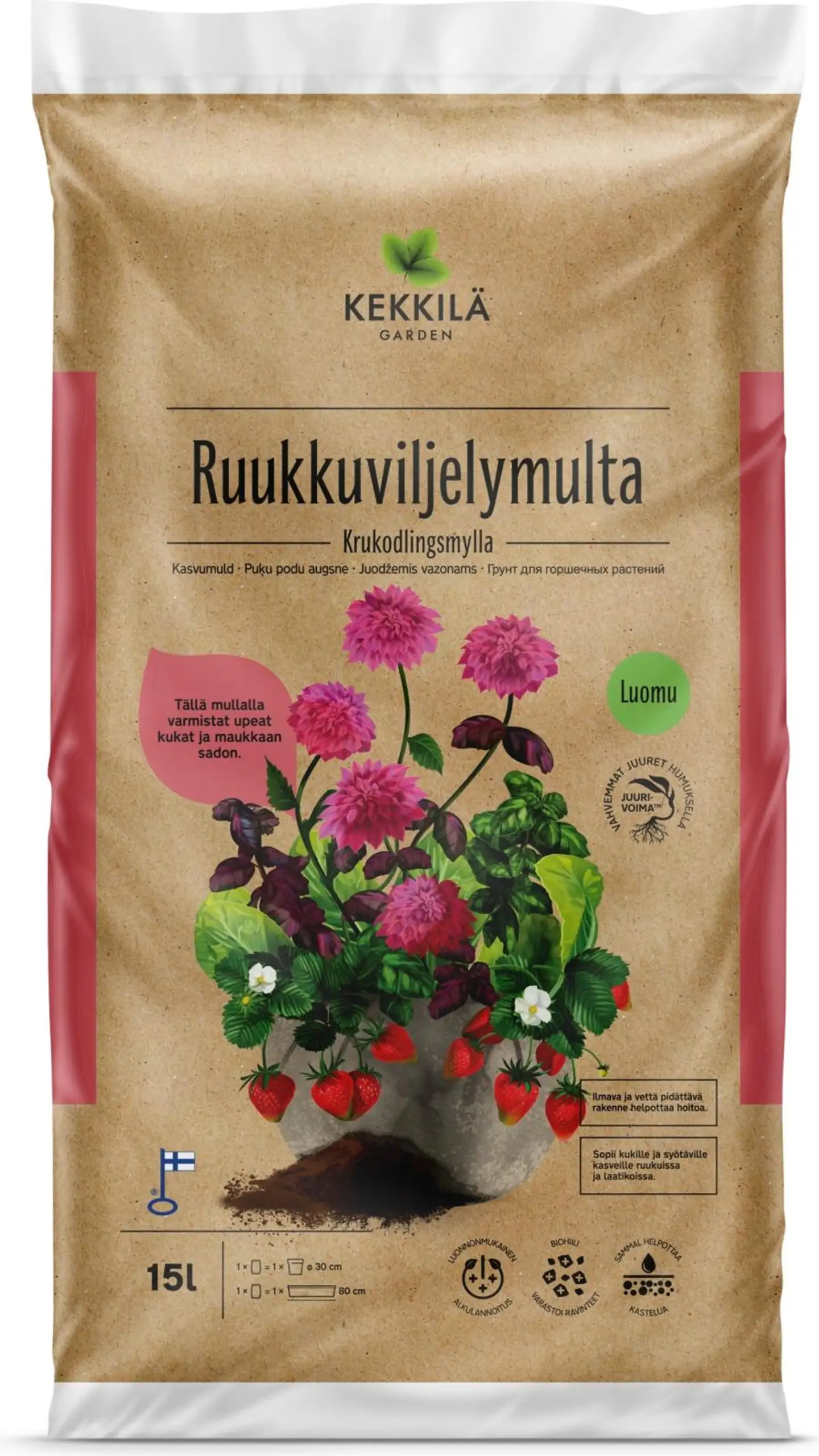 Kekkilä Ruukkuviljelymulta 15 L