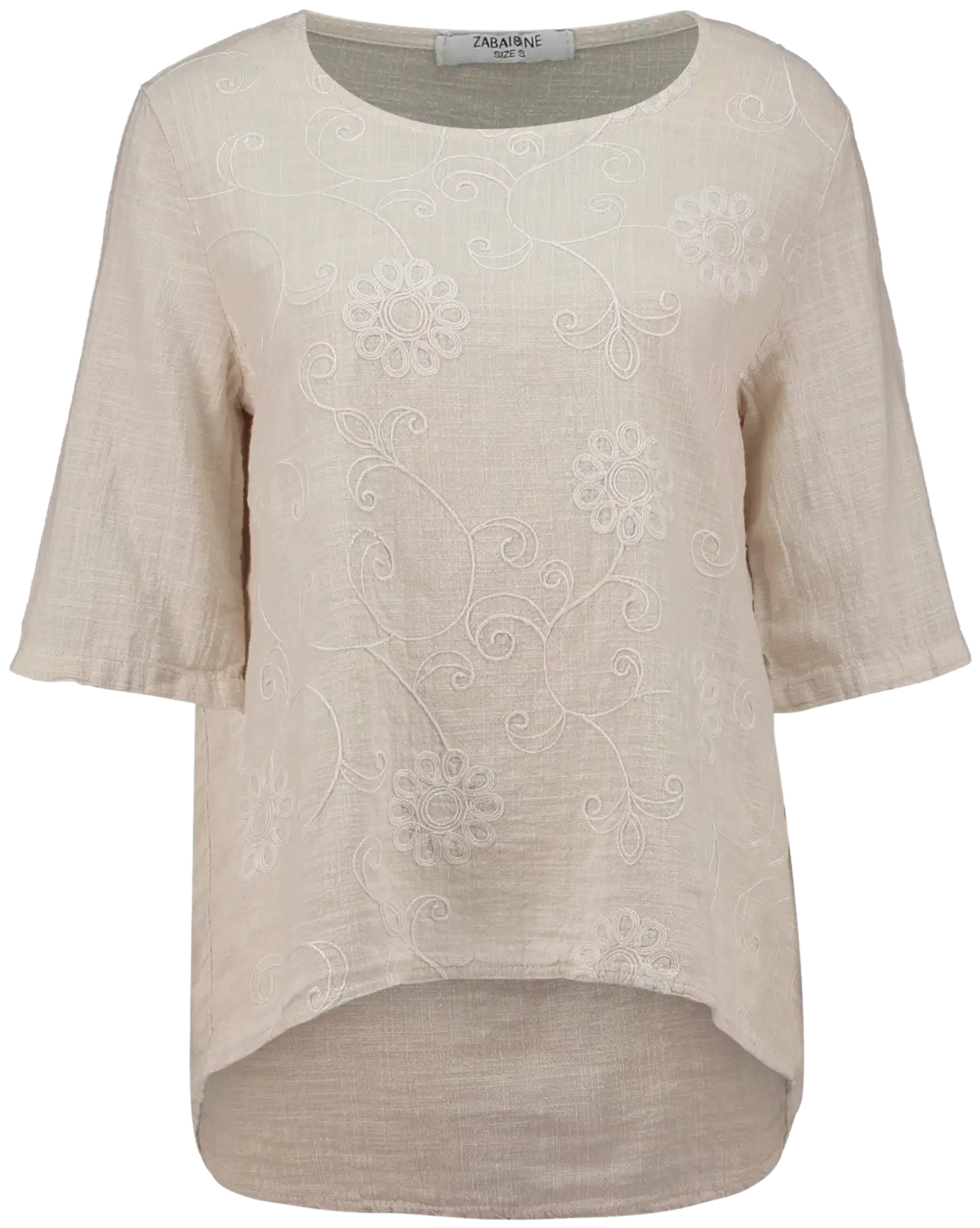Zabaione naisten paita Li44lii - BEIGE - 1