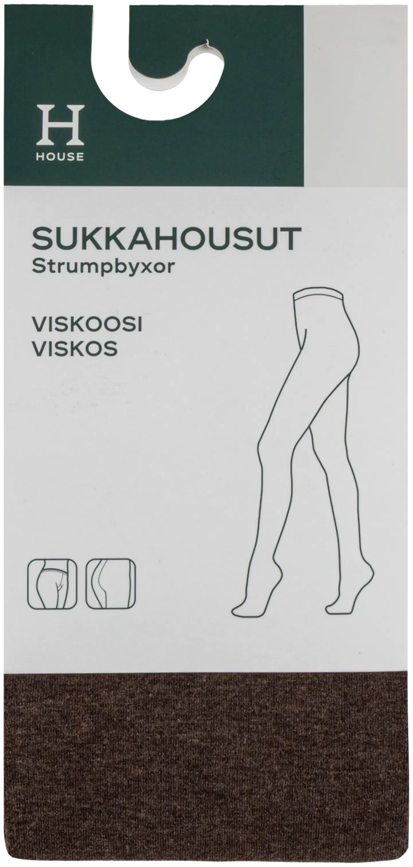 House naisten sukkahousut viskoosi DSHH282606 - Brown