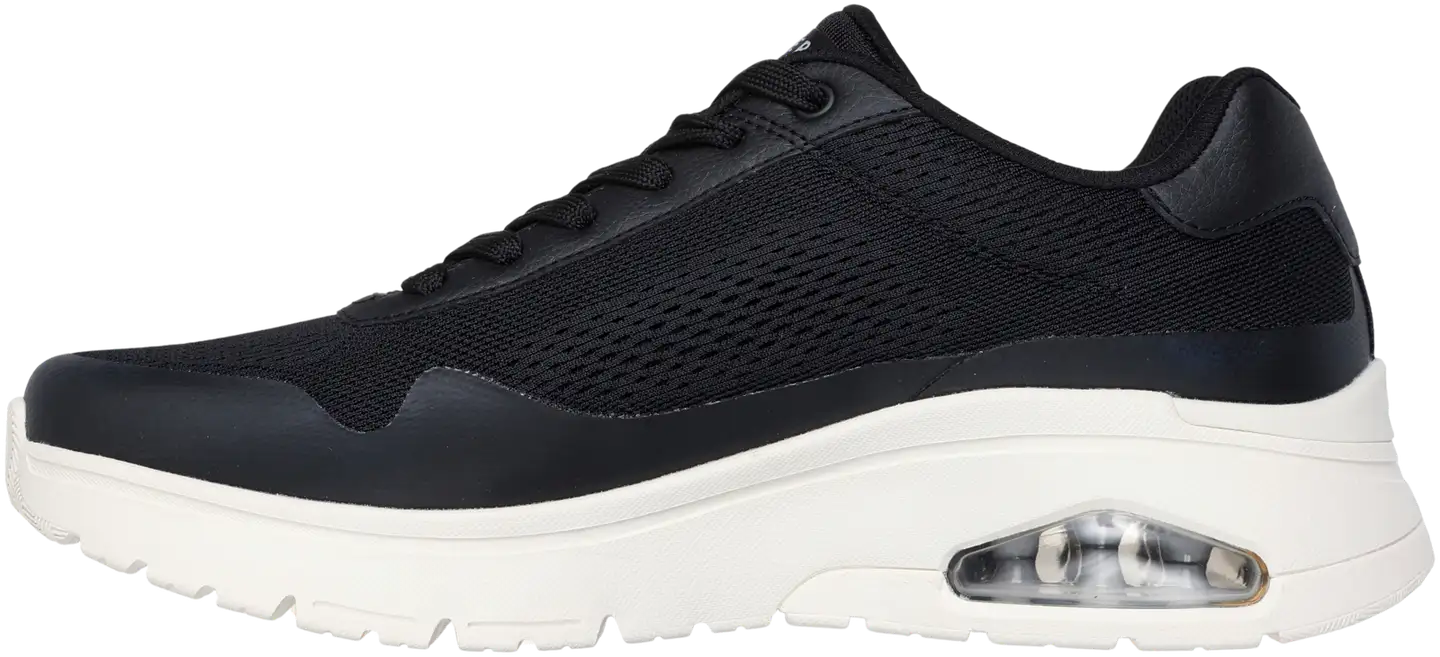 Skechers miesten vapaa-ajan lenkkari Uno Flex Black - BLACK - 3