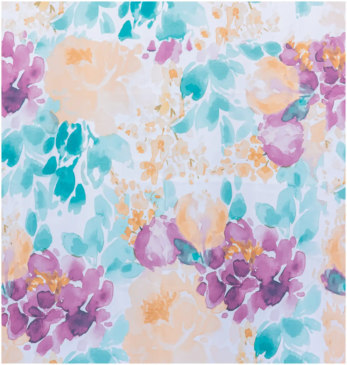 House suihkuverho Watercolor 180x200 cm, violetti/ vihreä/ beige/ valkoinen - 3