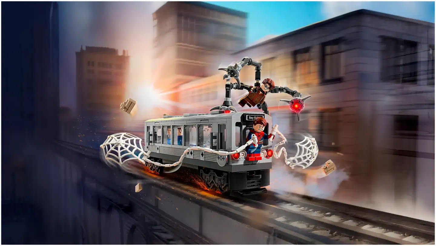 LEGO Super Heroes 76321 Spider-Man vastaan Doc Ock – Taistelu junassa - 5