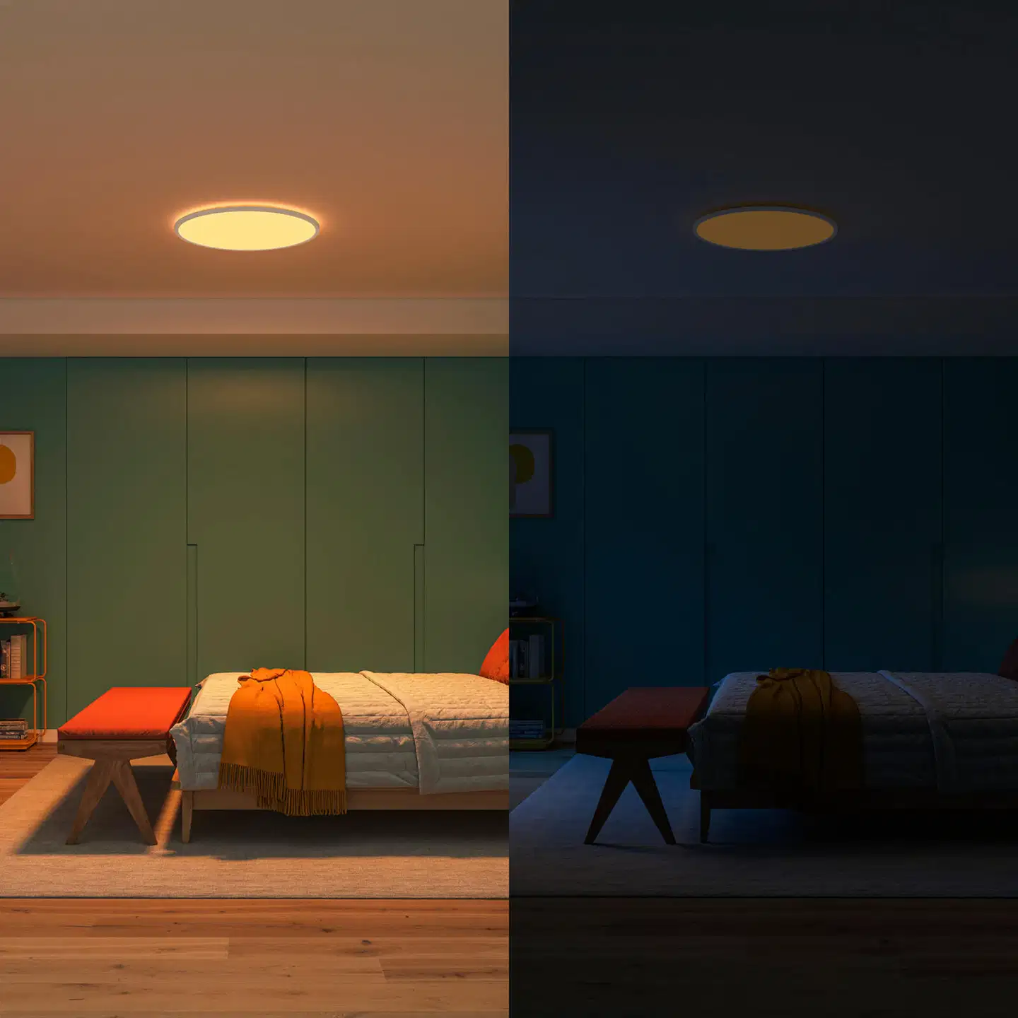 Philips Smart Lighting SuperSlim kattovalaisin 32W 2700–6500K 3800lm pyöreä - 7