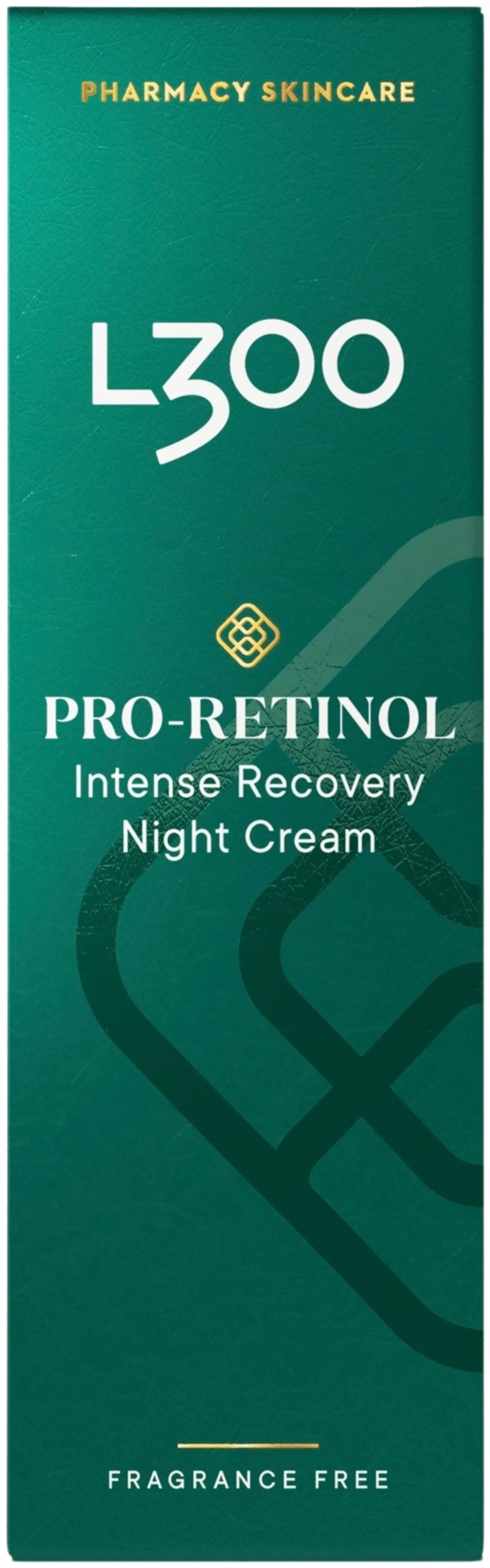 L300 Pro-Retinol Intense Recovery Night Cream fragrance free hajusteeton yövoide 50ml