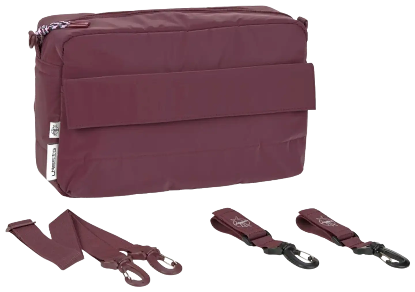 Lässig hoitolaukku Organizer 2-in-1 punainen - 2