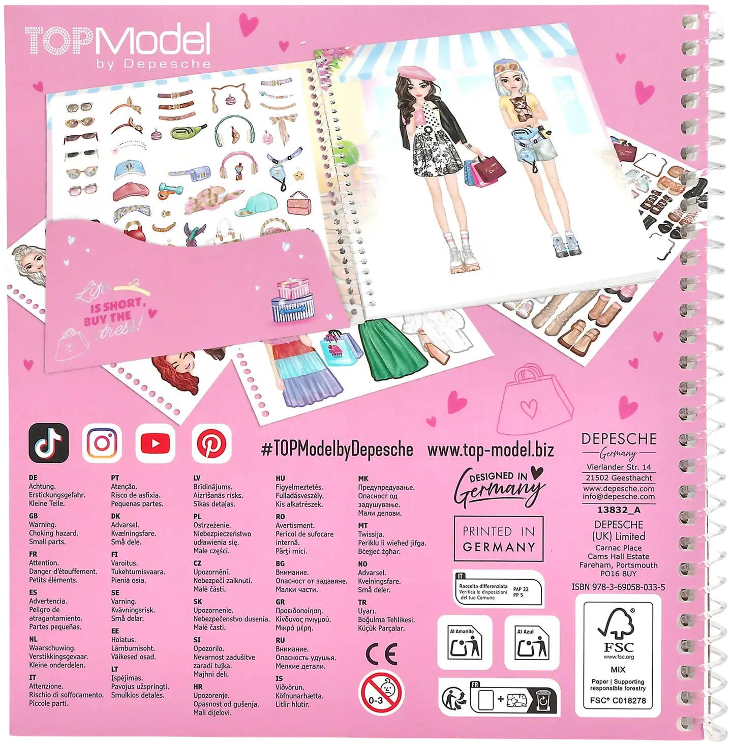 TOPModel Dress Me Up tarrakirja, Shopping Tour - 3