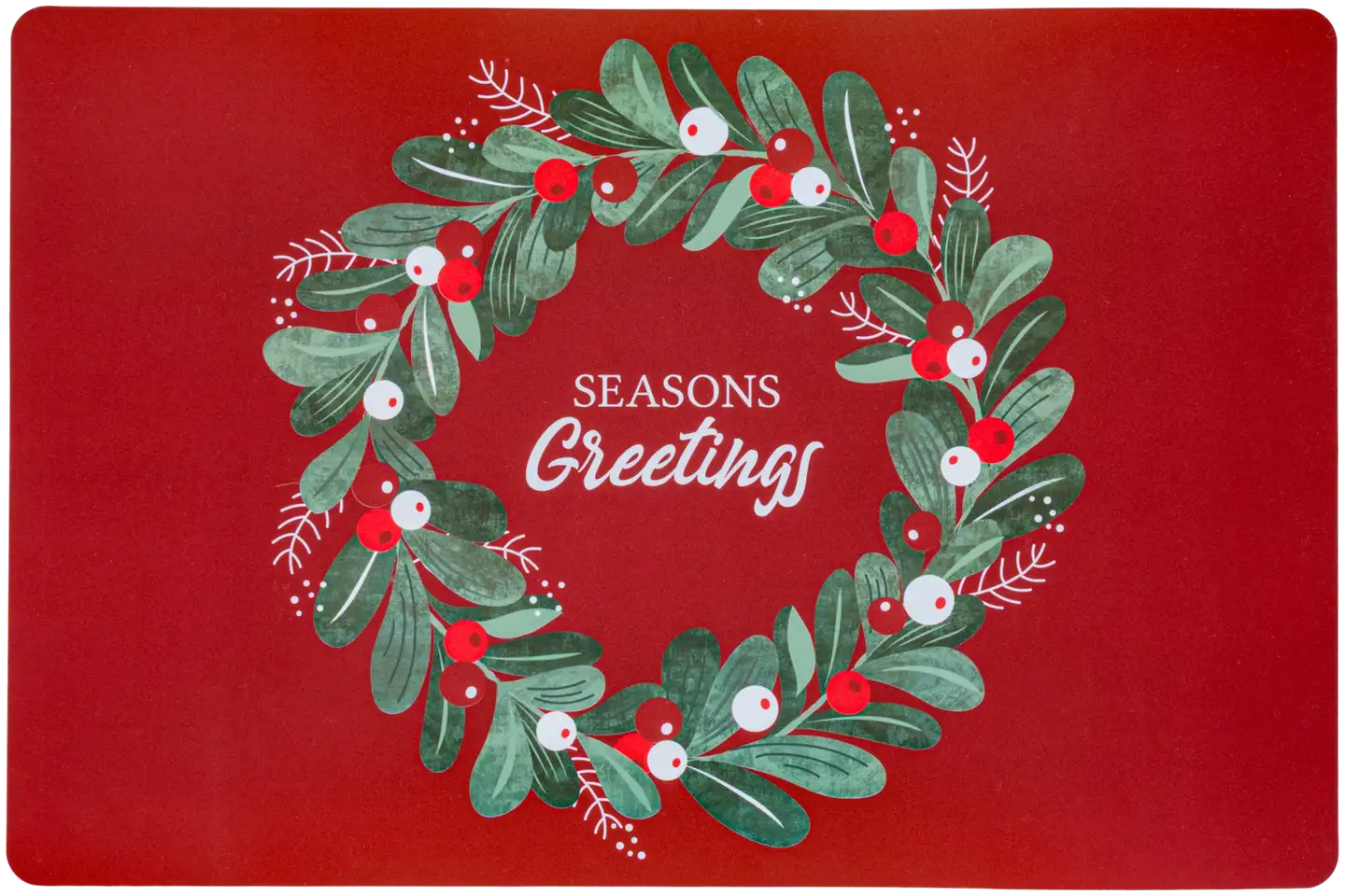 House muovitabletti Greetings 4 kpl 30 x 45 cm punainen - 1