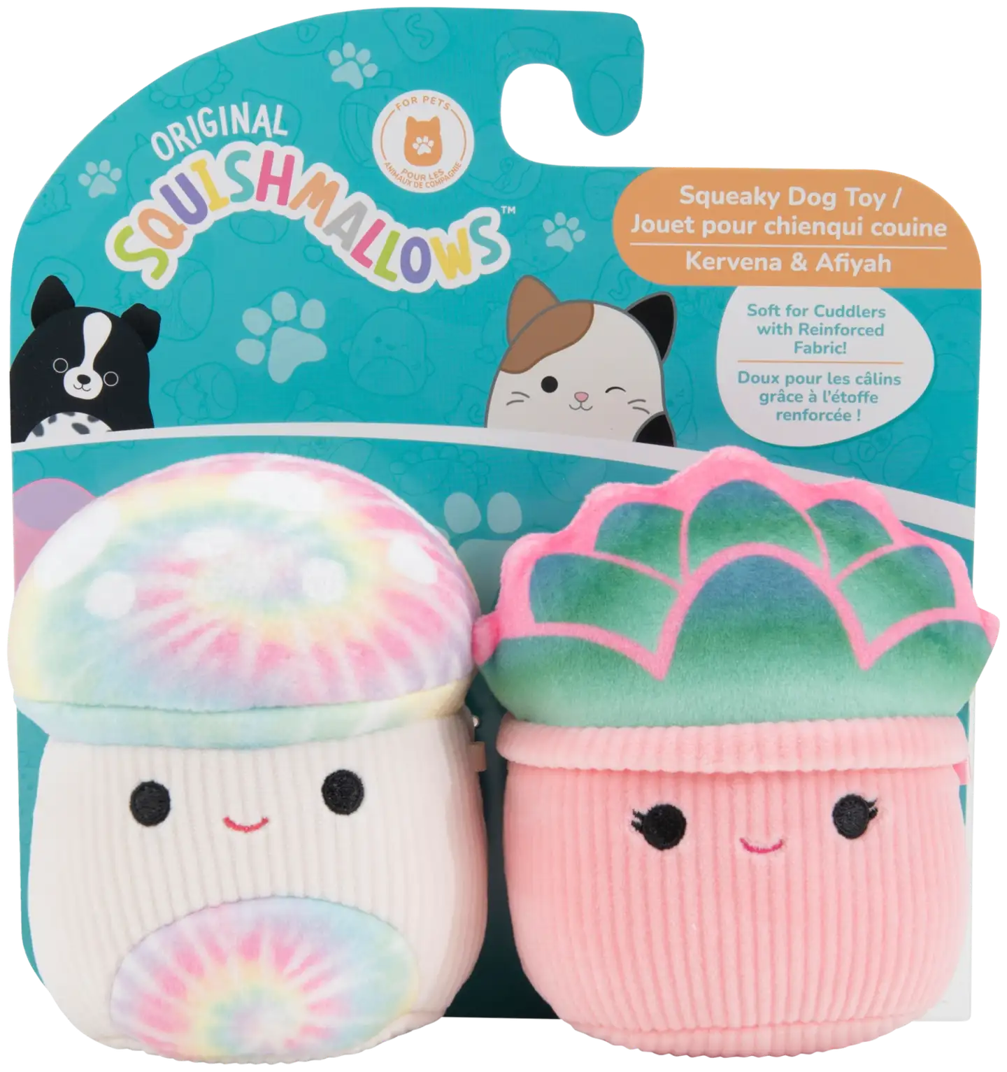 Squishmallows pehmolelu Squeaky tuplapakkaus 9 cm, erilaisia - 2