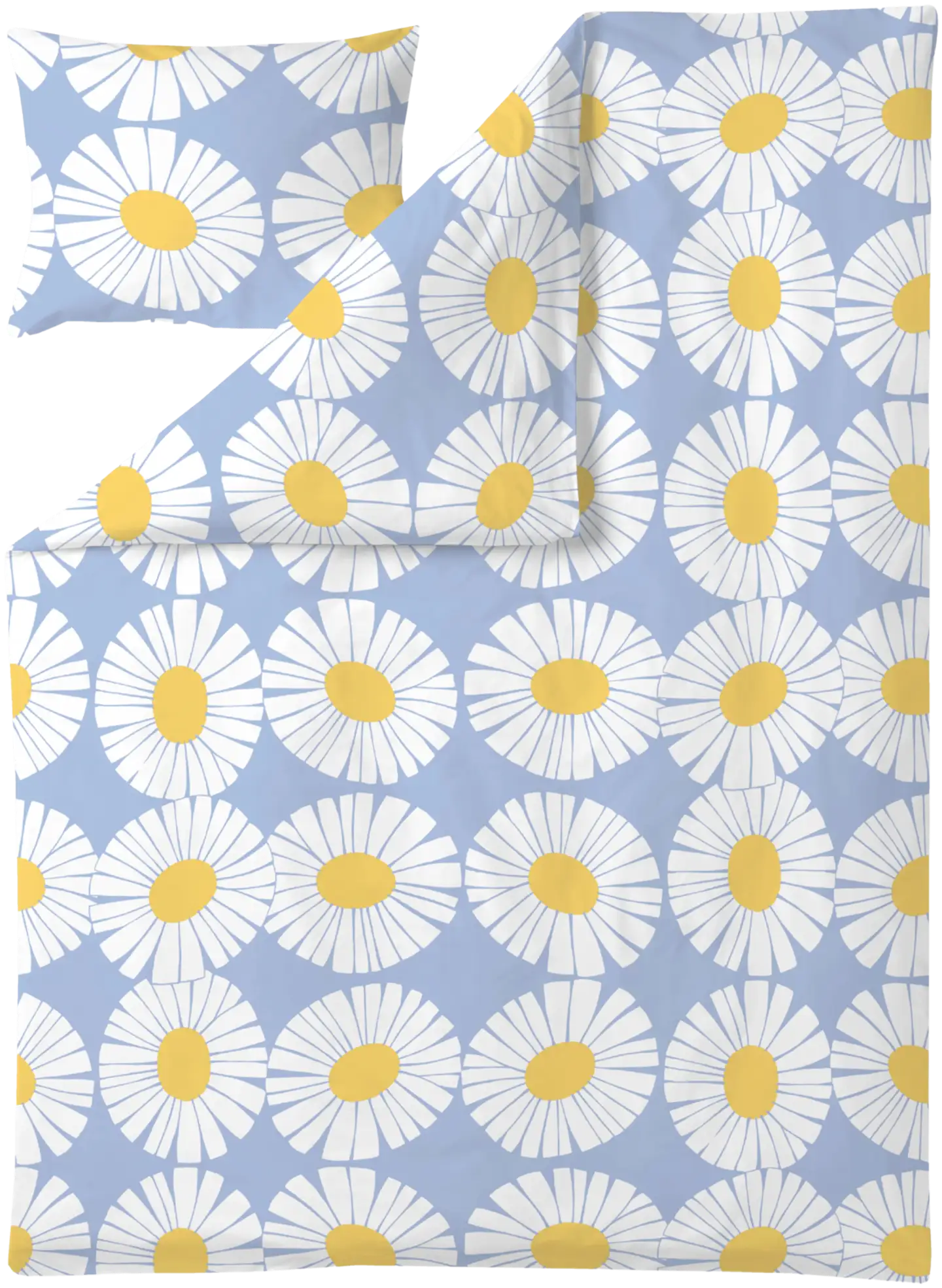 Finlayson pussilakanasetti Valo 150x210+50x60 vaal.sini/keltainen