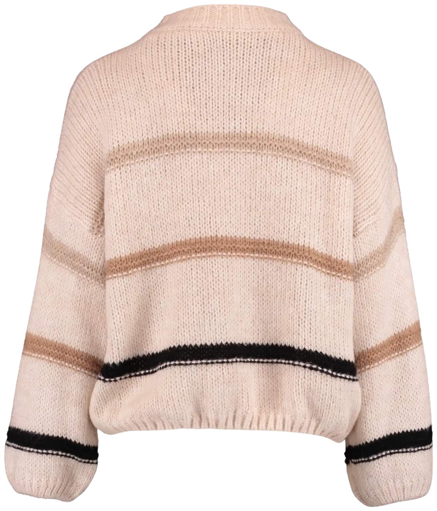 Hailys naisten neule Sk Va44nia UNF-3933 - beige/taupe stripe - 3