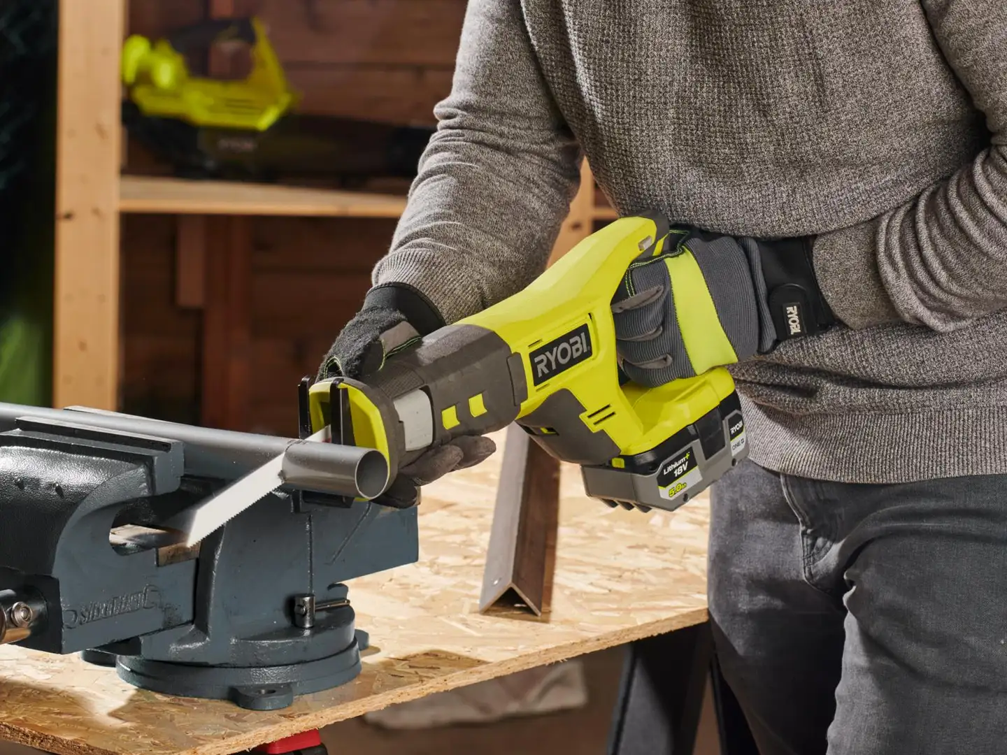 Ryobi 18V puukkosaha RRS18-0 - 5