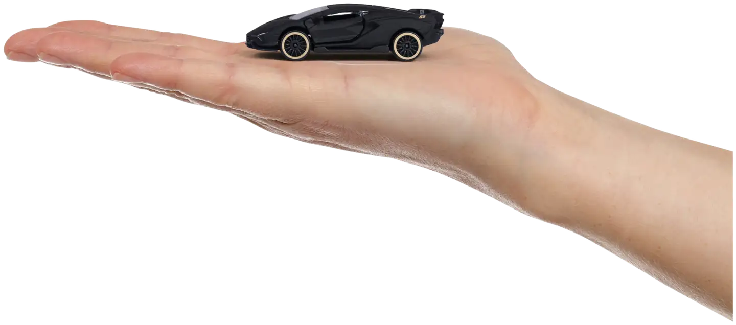 Majorette Black Edition pikkuautot, metalivalettu (die-cast), 7,5 cm, 1:64, 5 kpl/lahjapakkaus - 3