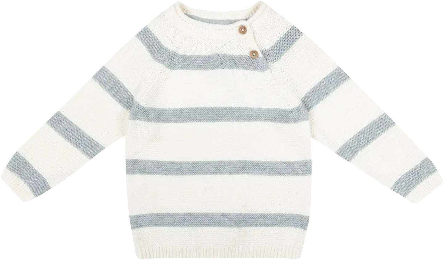 TEX BABY vauvojen raitaneule I990470 - GREY CHINE DARK - 1