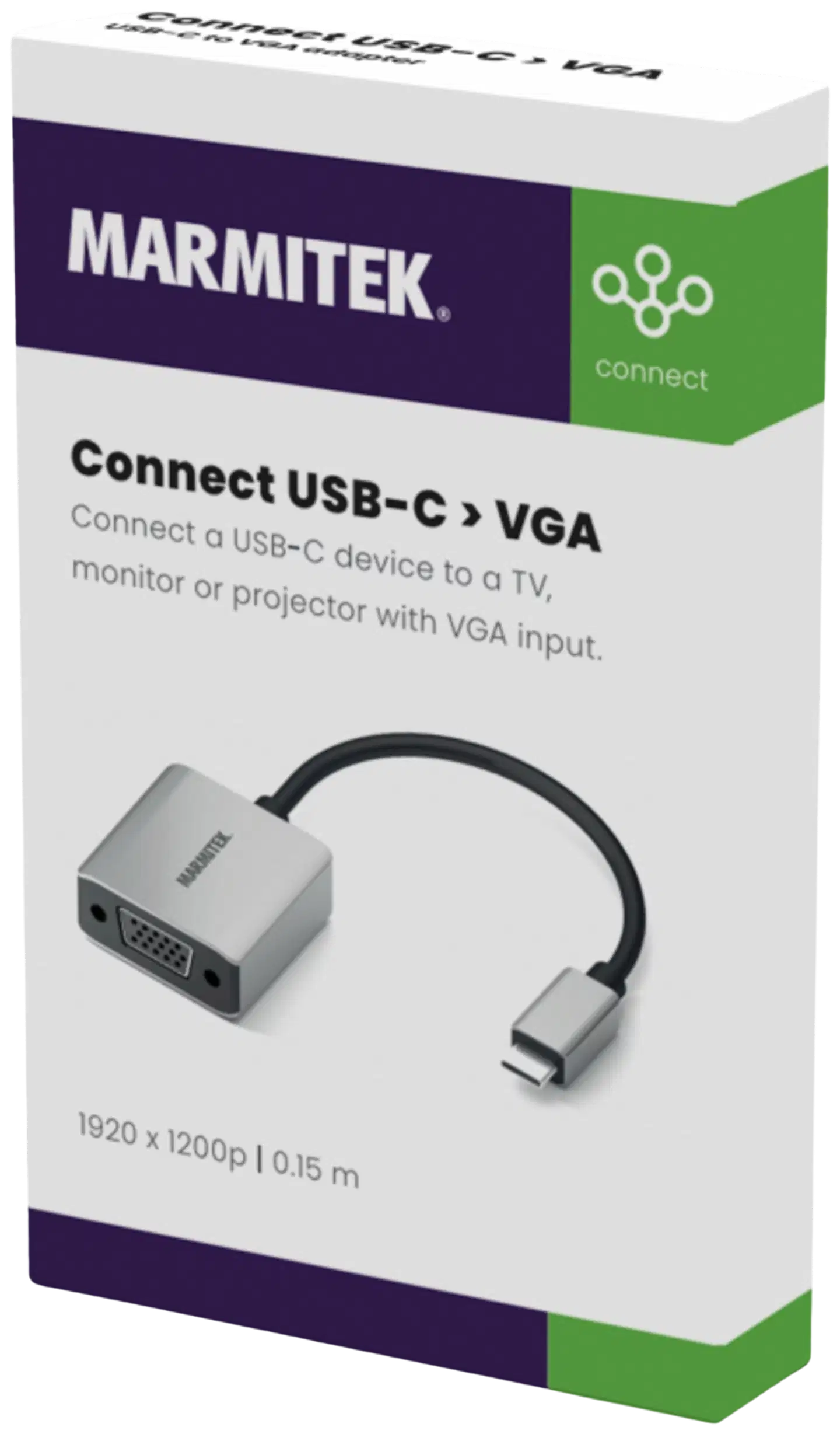 Marmitek Connect USB-C VGA -adapteri - 4