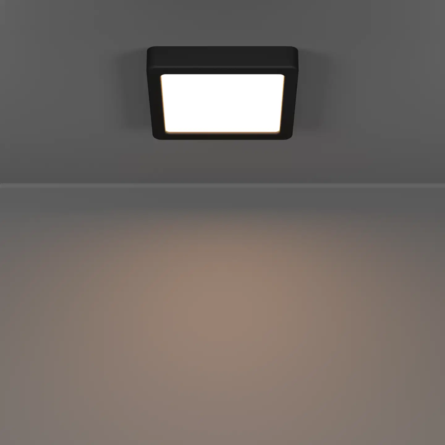 EGLO kattovalaisin Fueva 6 LED 7W CCT 15x15 cm musta - 7