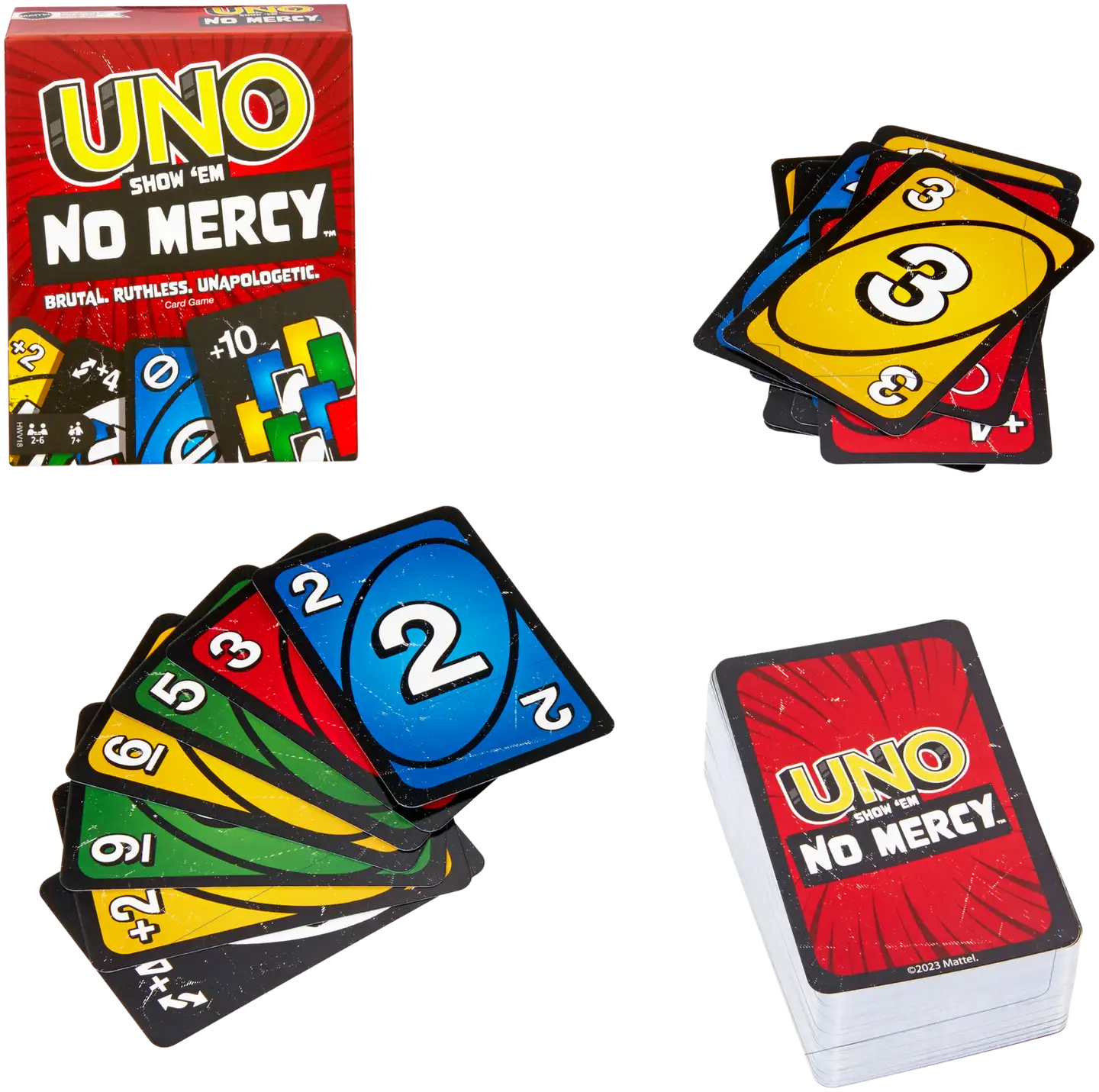 UNO No Mercy -korttipeli - 2