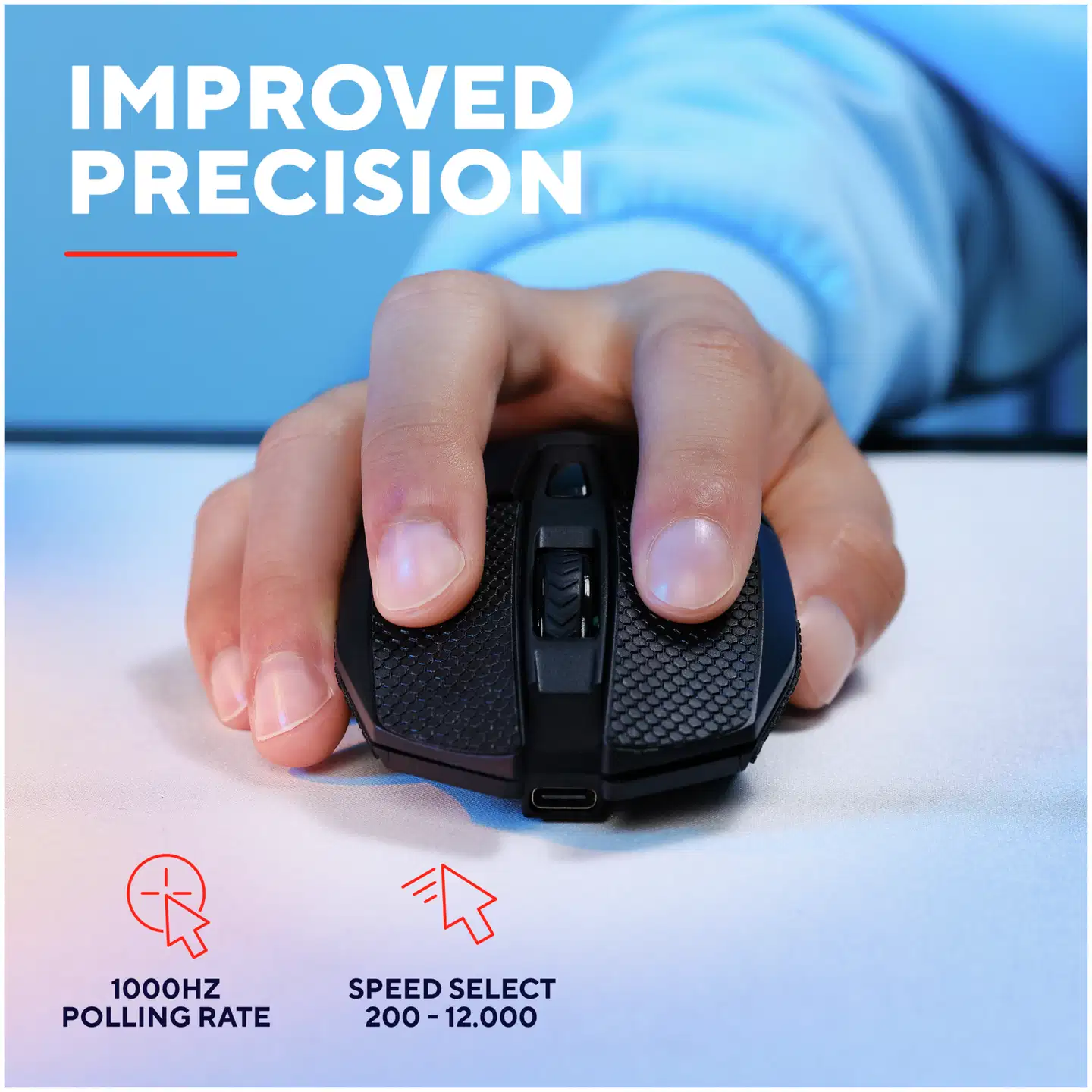 Trust GXT122 Felox+ langaton pelihiiri - 9