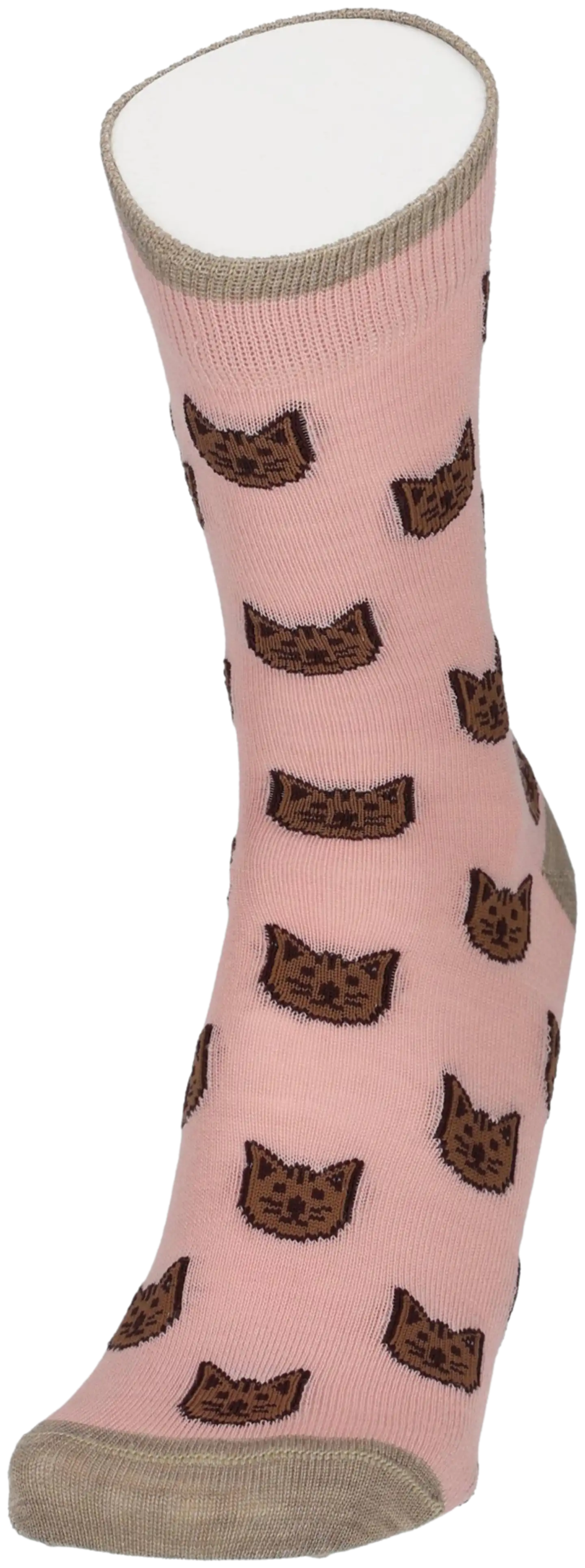 Sukkamestarit naisten merinovillasukat Kisu - Soft pink - 4
