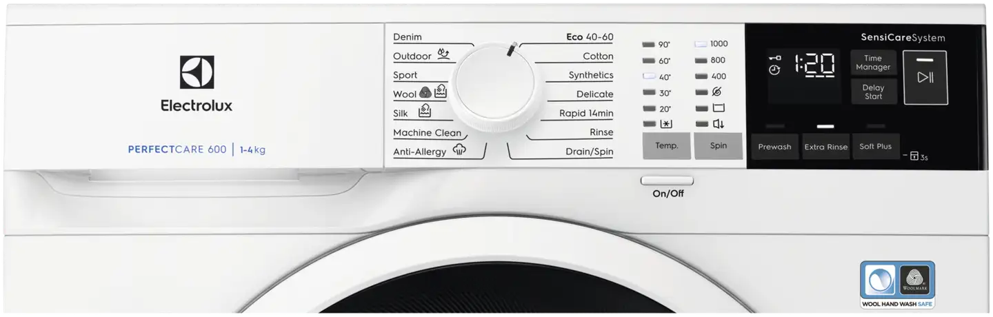 Electrolux edestä täytettävä pyykinpesukone Slim EW6S540W34 4kg valkoinen - 2