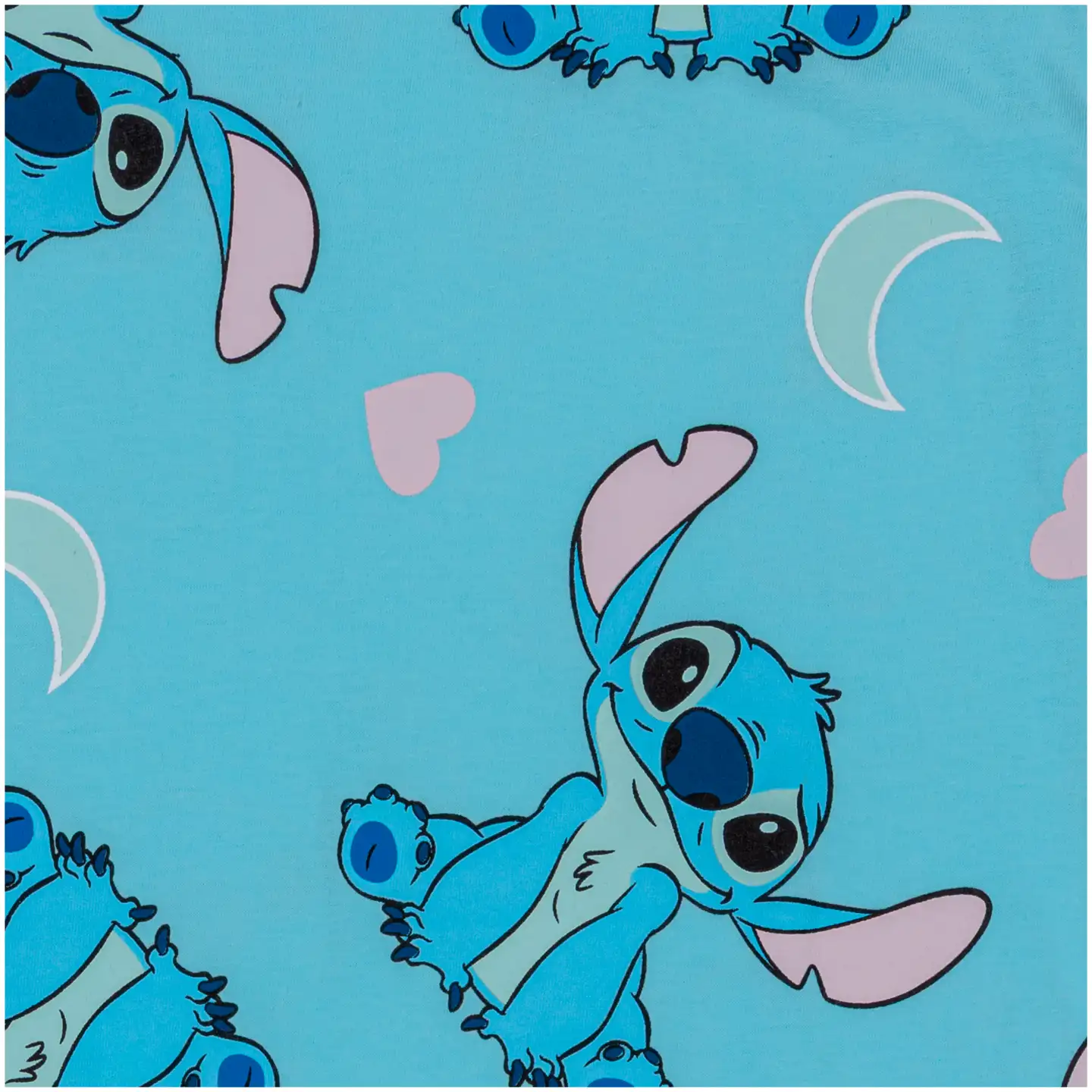 Liloo&Stitch naisten pyjamahousut - Light Blue - 3