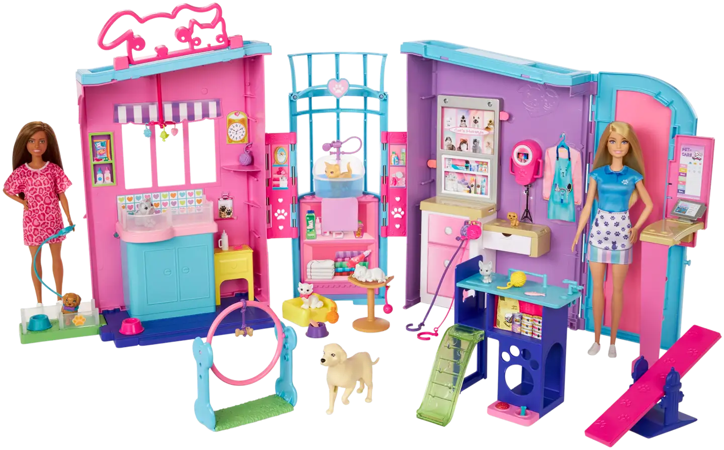 Barbie Pet Daycare -leikkisetti - 1