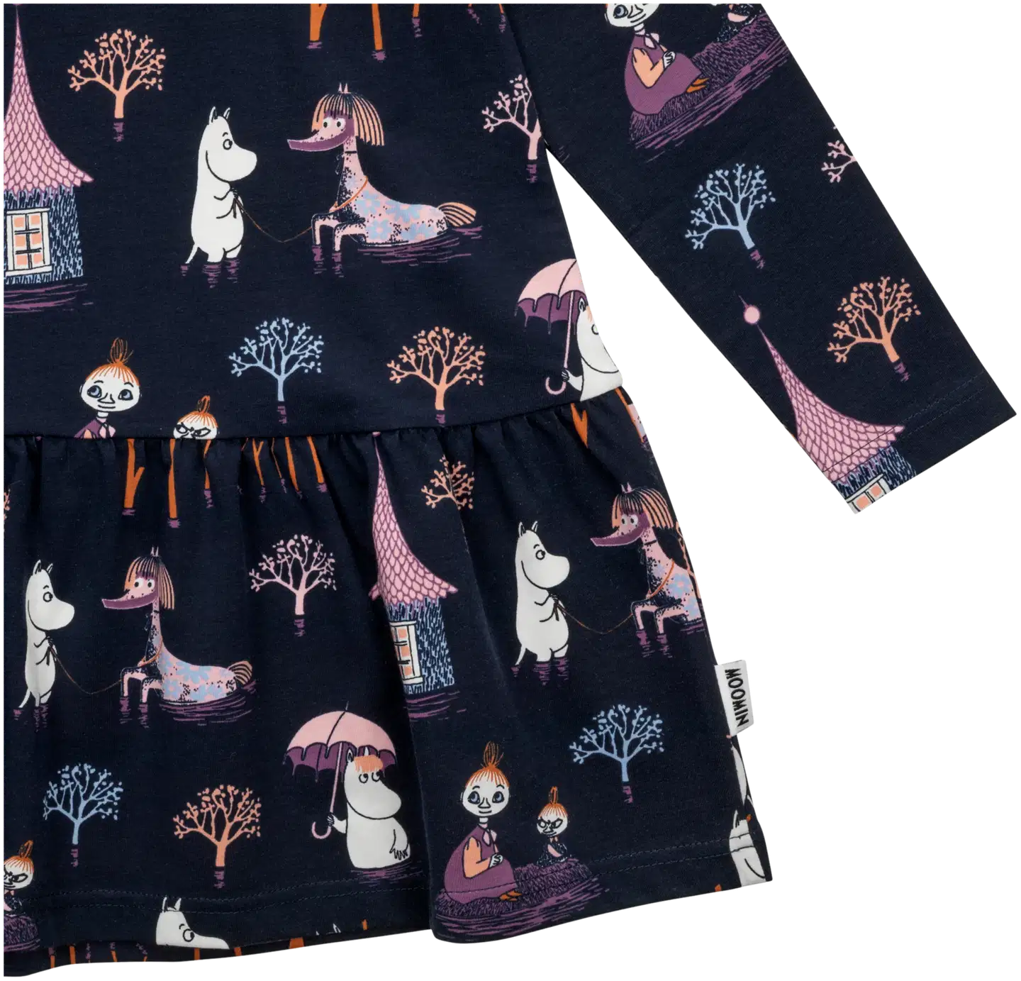 Martinex Muumi lasten mekko Tulvia 592696 - tummansininen - 3