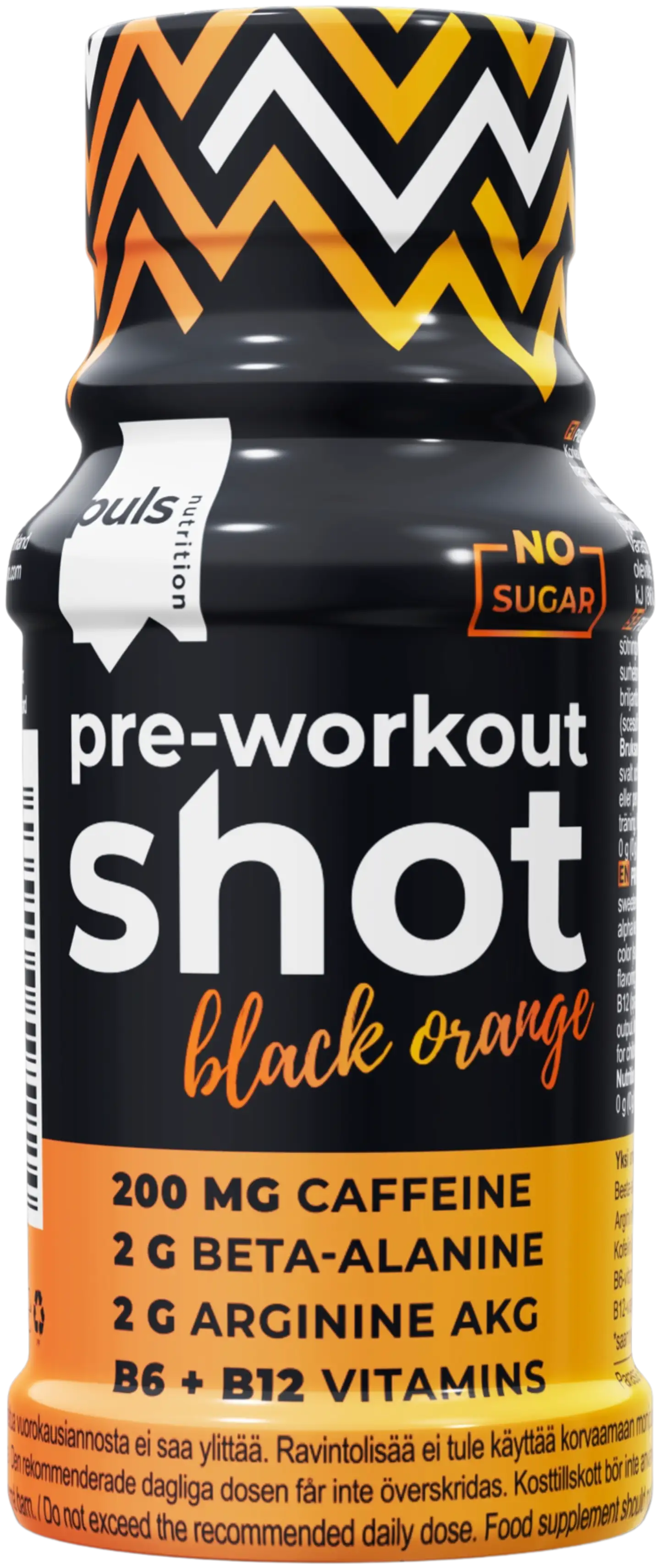 PULS PRE-Workout Shot Black Orange 60ml