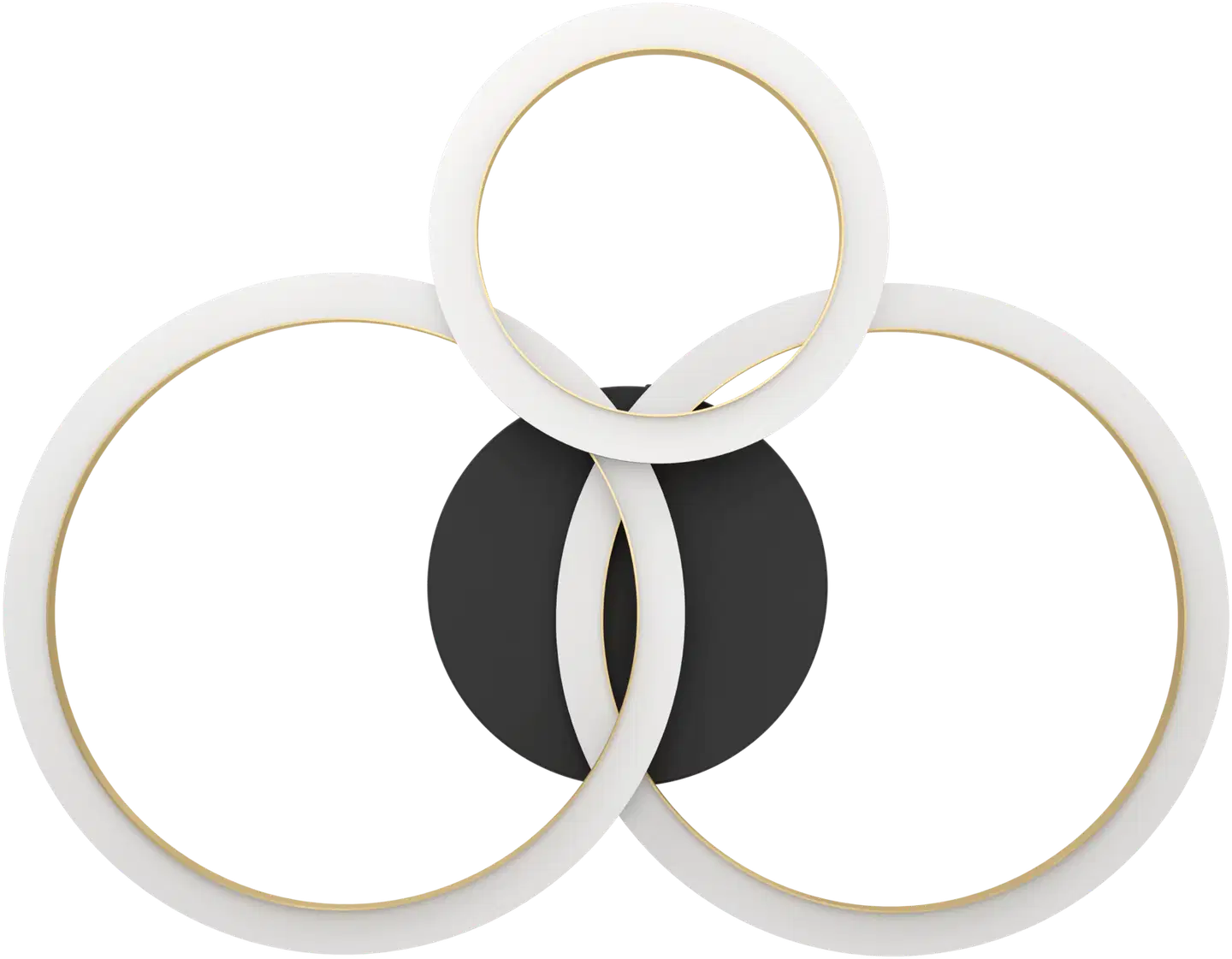 EGLO kattovalaisin Calliera LED 20W 49x44,5 cm musta/messinki - 2