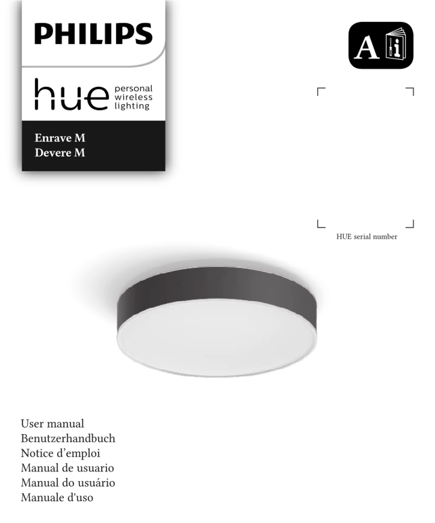 Philips Hue Devere -kattovalaisin kylpyhuoneeseen 19W 2200-6500K 2450LM keskikoko valkoinen - 2