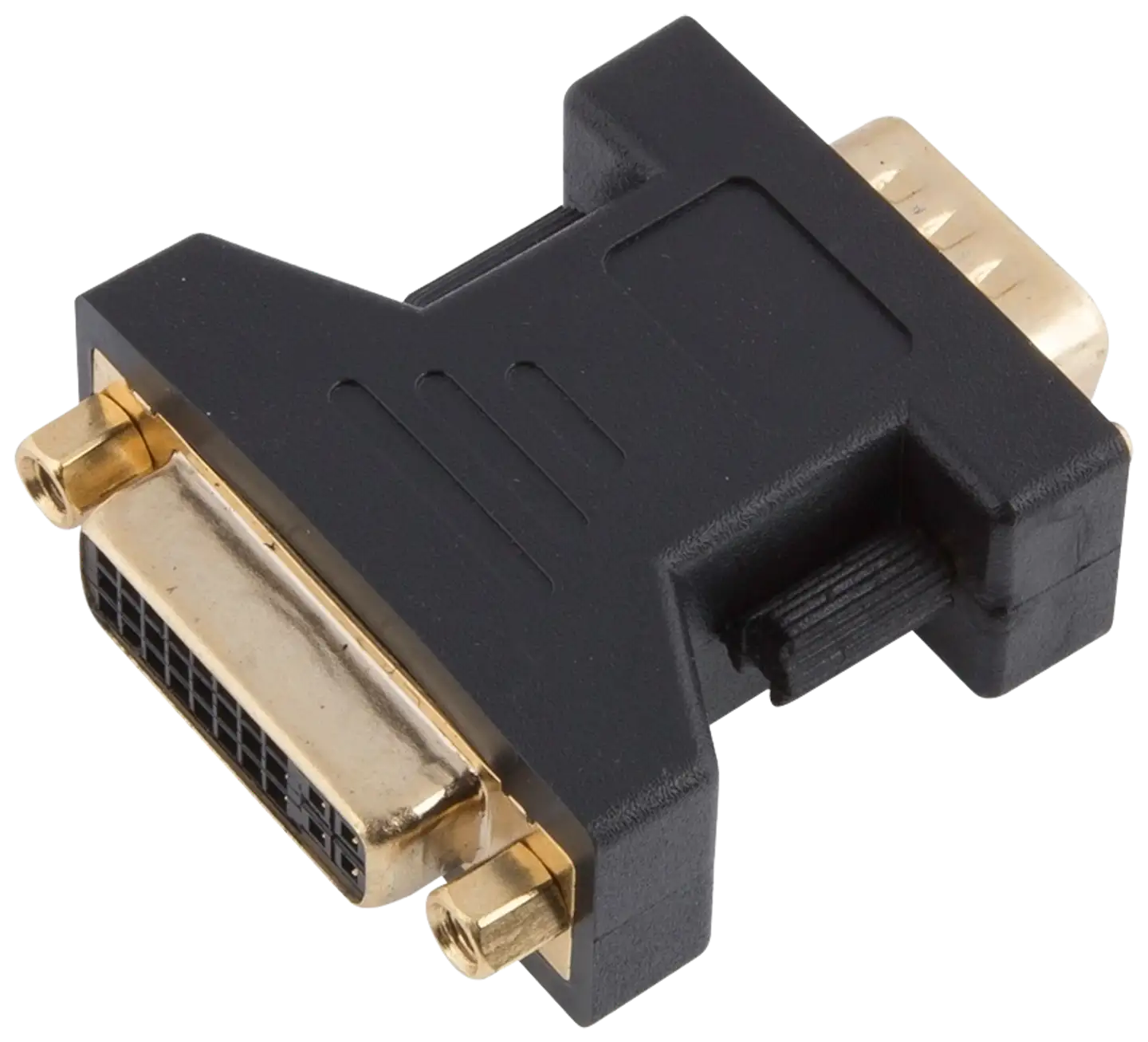 Wave Adapteri, VGA uros - DVI naaras, Musta - 1