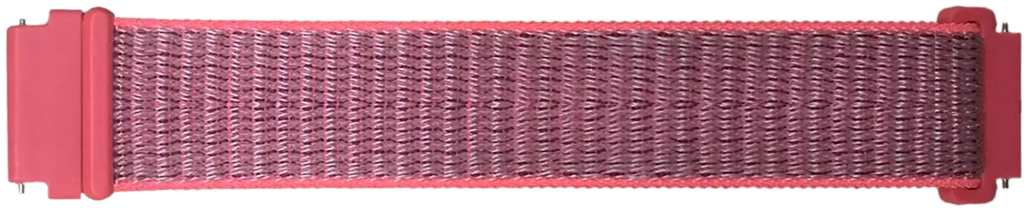 Wave Nailonranneke, 20mm äly- ja urheilukelloille, Pinkki - 2