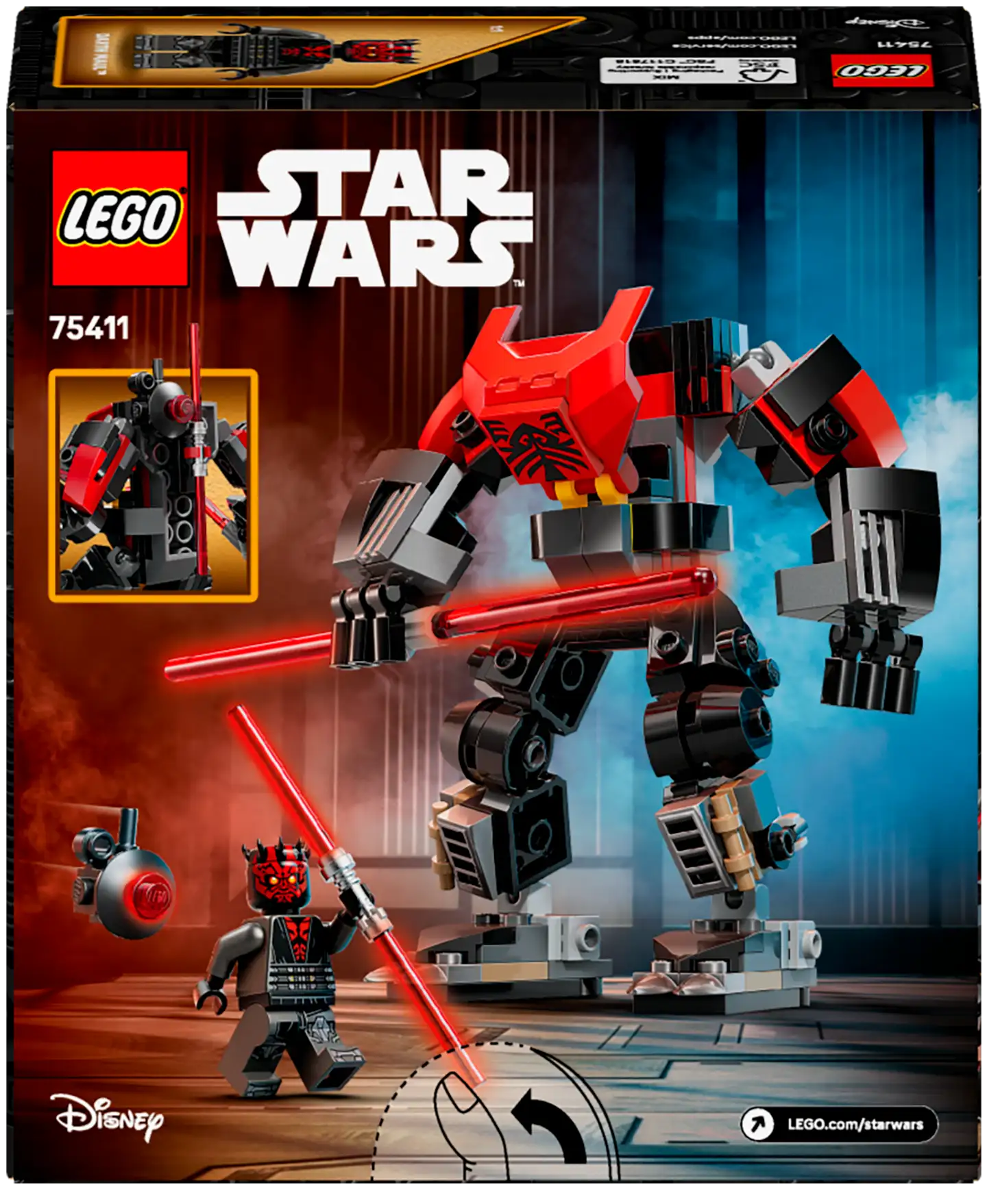 LEGO® Star Wars TM 75411 Darth Maul™ ‑robotti - 3