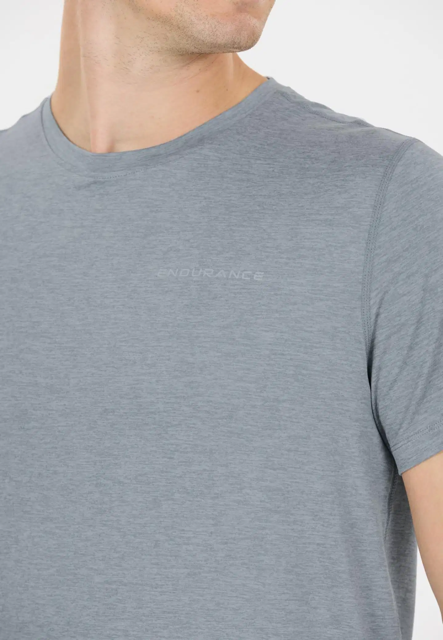 Endurance miesten lyhythihainen Abdon treenipaita - 2182 Flint Stone - 4