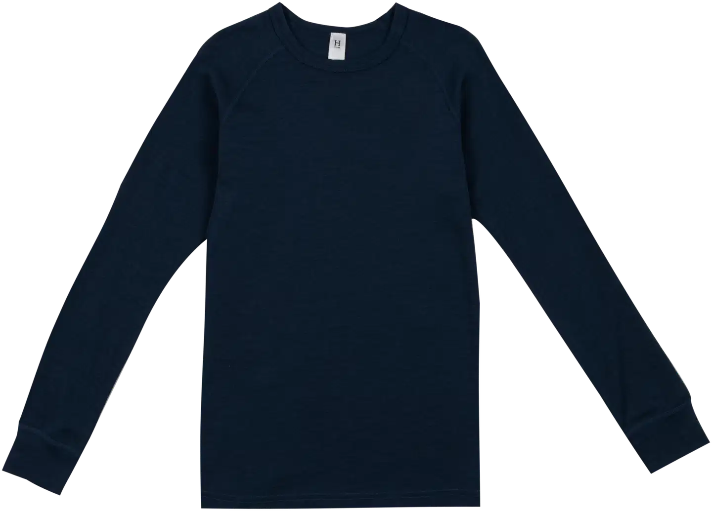 House lasten aluskerraston paita merinovilla-lyocellsekoitetta 231H332697 - 19-4118tcx dark denim - 1