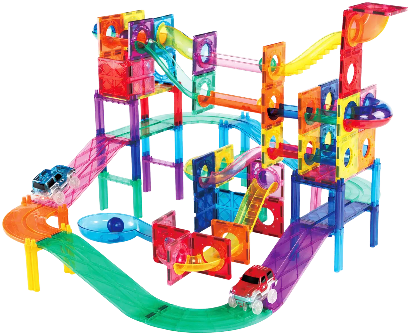 PicassoTiles Magneettinen kuularata 3 in 1 108 osaa - 2
