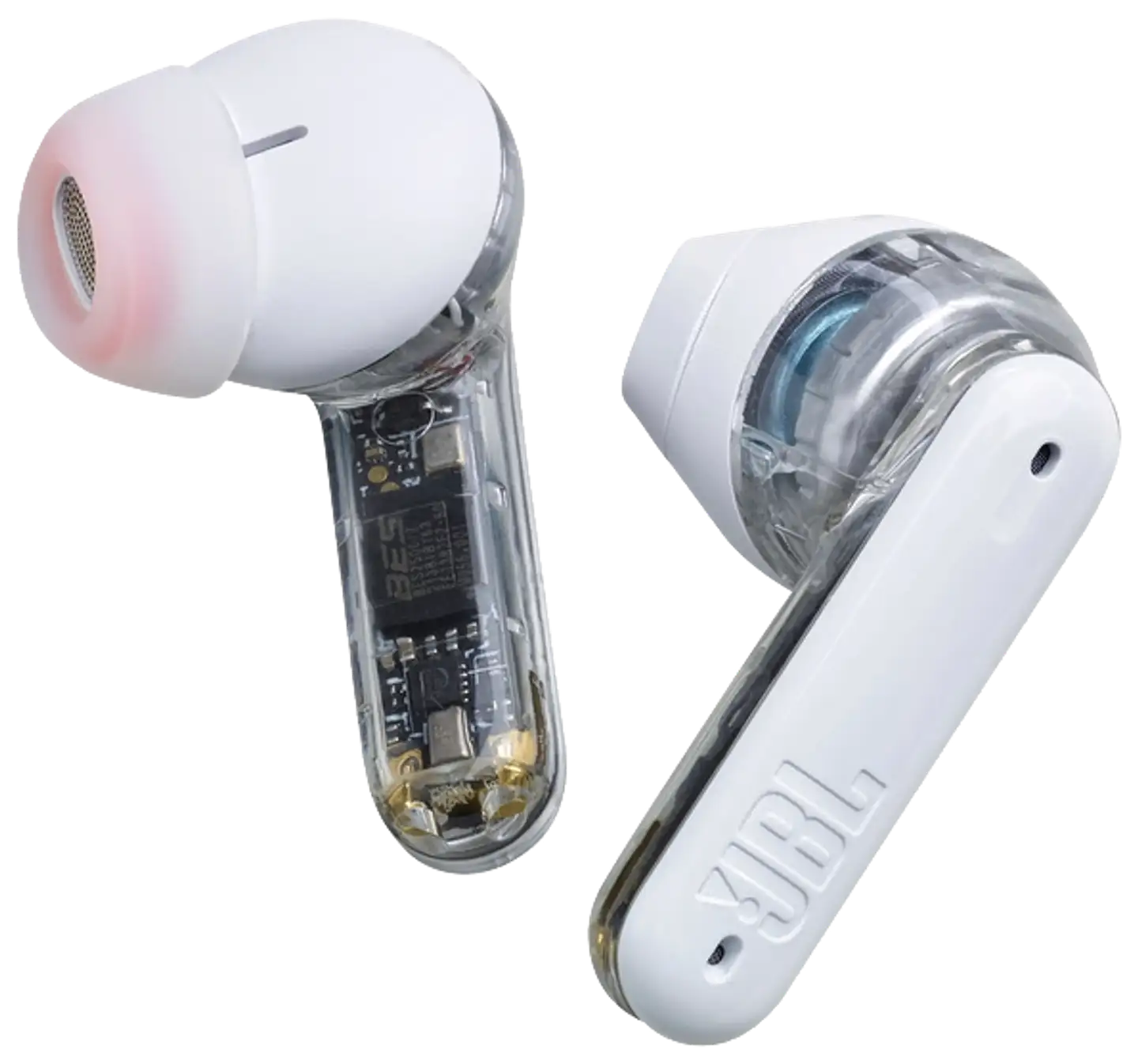 JBL Tune Flex Bluetooth in-ear vastamelunappikuulokkeet ghost white - 2