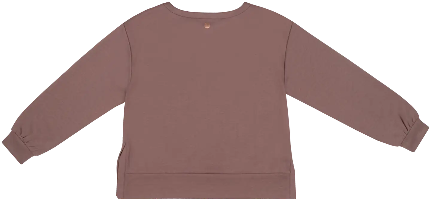 Danskin naisten collegepusero scuba DCA25015 - Deep Taupe 18-1312 TCX - 2