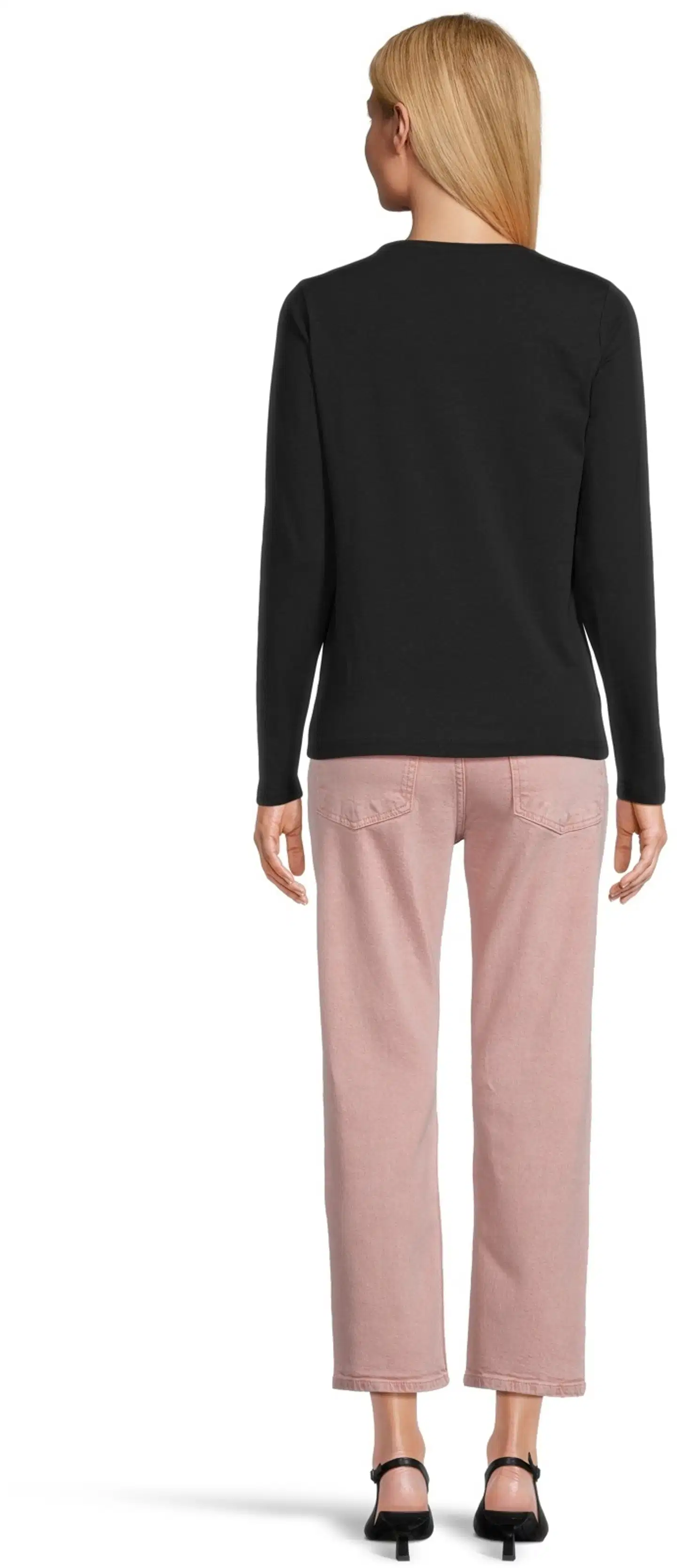 House naisten trikoopusero Donna O - Jet Black - 3