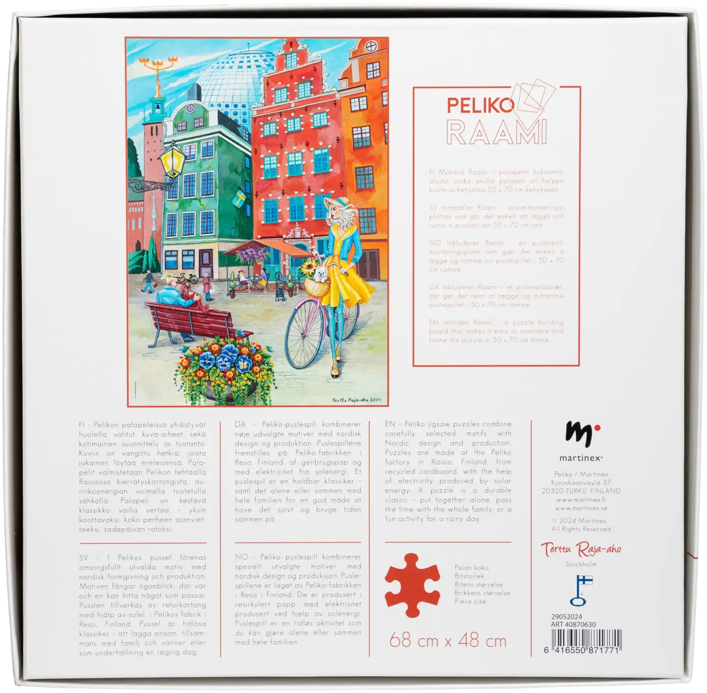 Peliko palapeli 1000 palaa Terttu Raja-aho Tukholma - 3