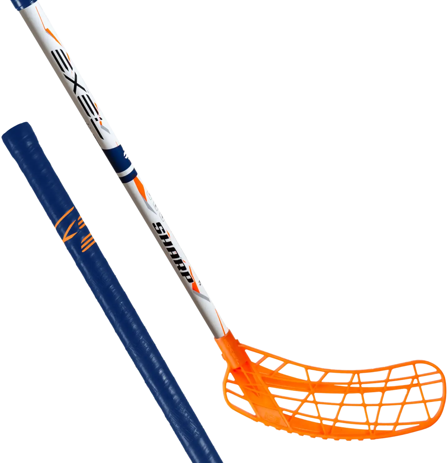 Exel salibandymaila Sharp White-Orange 2.9 96 Round Sb R - 1