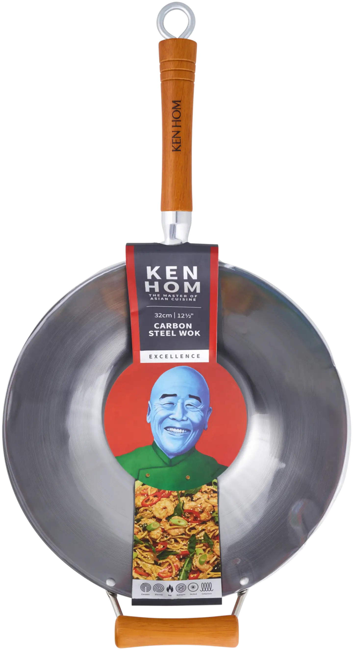 Ken Hom hiiliteräswok Excellence 32 cm - 4