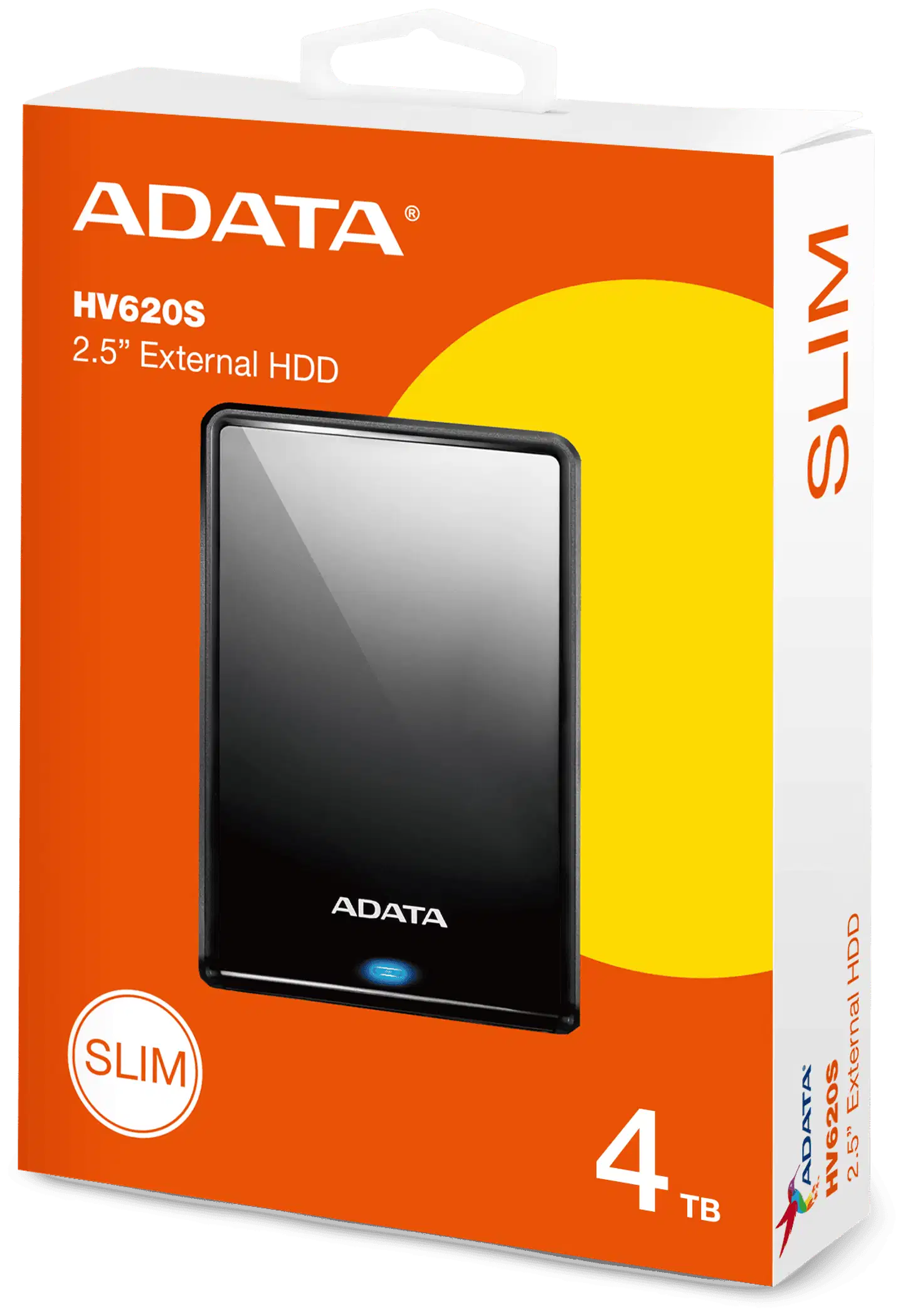 ADATA HV620S ulkoinen HDD-kiintolevy, 4 TB, musta (USB 3.2 Gen 1) - 3