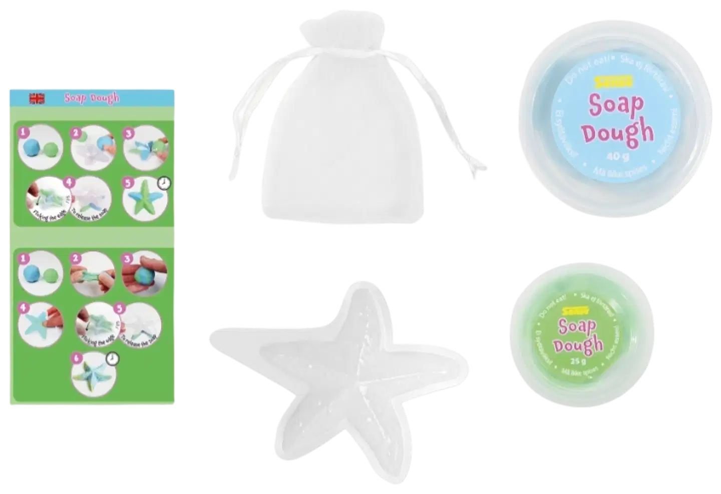 Sense DIY-saippua 1kpl Meritähti - 2