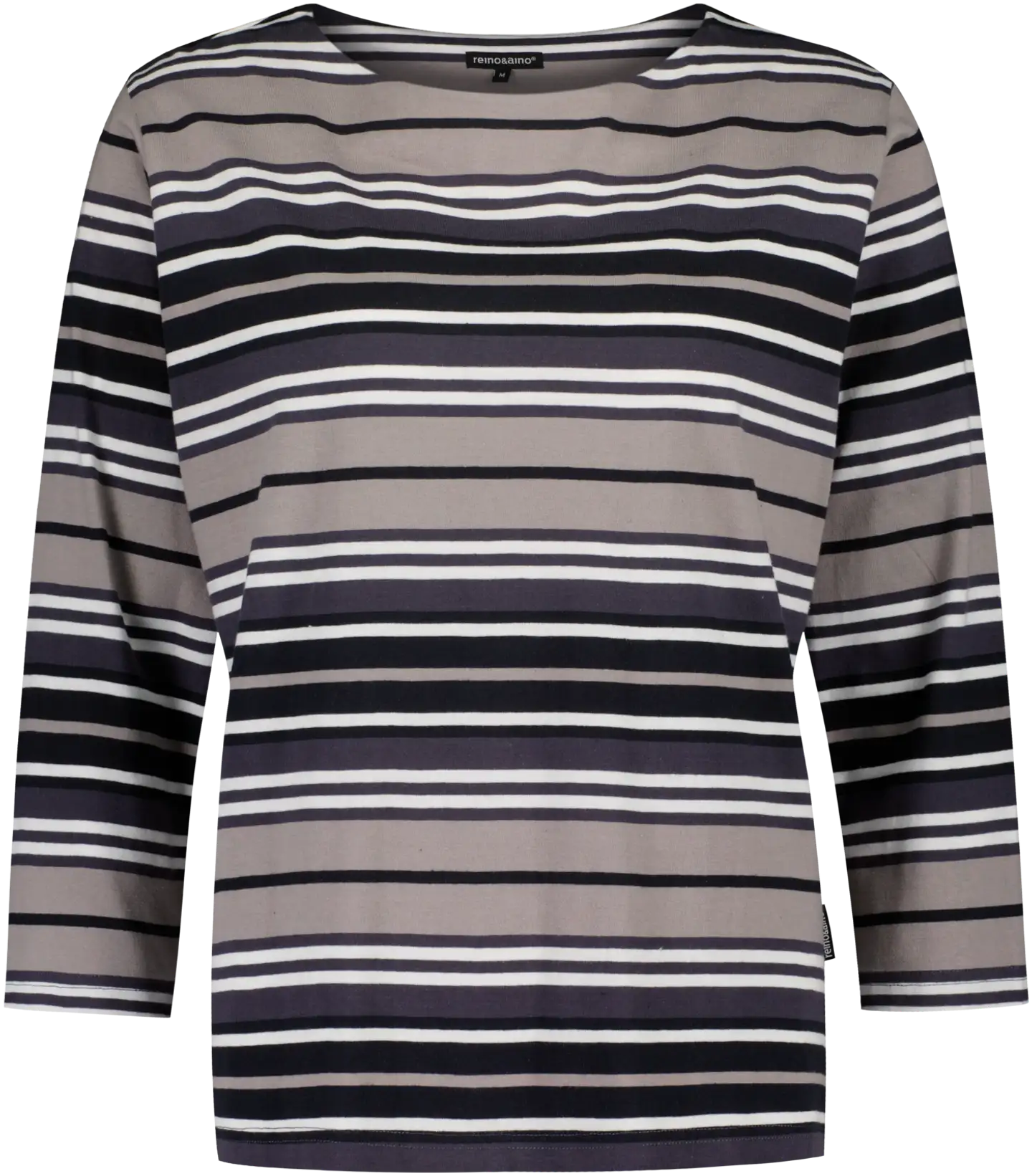 Reino&Aino naisten pusero - Grey stripe - 1