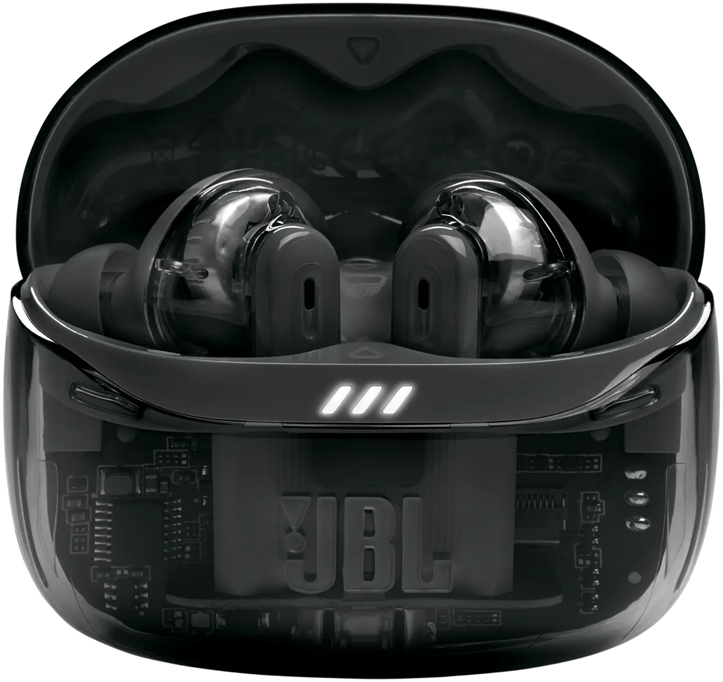 JBL Bluetooth vastamelunappikuulokkeet Tune Beam 2 läpinäkyvä musta - 2