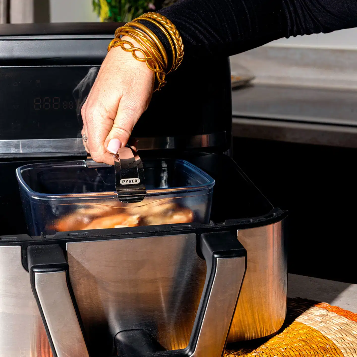 Pyrex vuoka Air Fryer kahvalla - 3