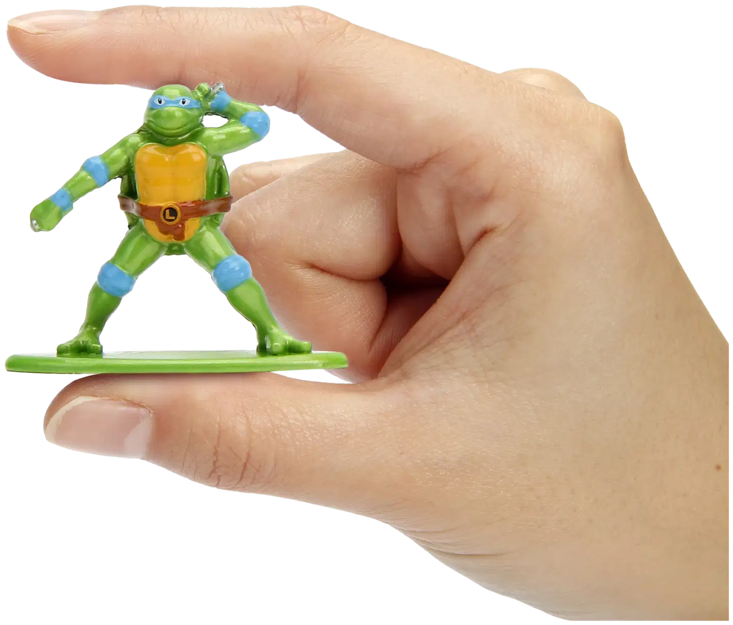 Jada Turtles keräilyhahmot, 4 cm, metallia (die-cast), 18 kpl/pakkaus - 8