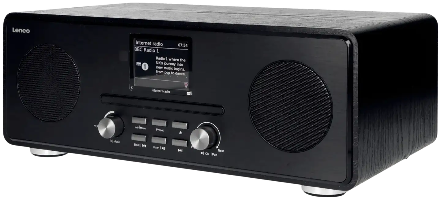 Lenco DIR-260BK FM/Internet radio - 2